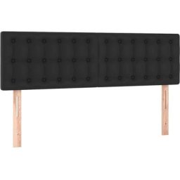 Vidaxl - Têtes de lit 2 pcs Noir 72x5x78/88 cm Similicuir Black