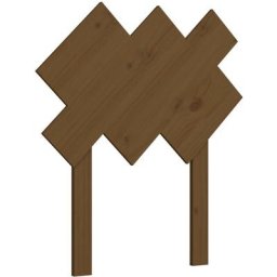 Vidaxl - Tête de lit Marron miel 72,5x3x81 cm Bois massif de pin marron miel