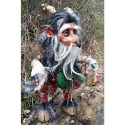 Garden Big Goblin Sculpture décorative en résine faite à la main Nain de jardin Décoration de jardin