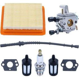 Kit de Carburateur pour Stihl FS120 FS200 FS020 FS202 FS250 FS300 FS350 Débroussailleuse, Joint +
