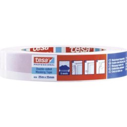 Double-sided 04836-00001-00 Ruban adhésif double-face ® Professional rouge/blanc (l x l) 25 m x 25