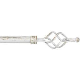 Emmevi - Tringle à Rideau en Fer Vente aux Enchères de Rideaux Anneaux Extensibles 120 210 cm