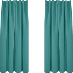 Lot de 2 Rideaux Occultants Chambre Adulte Design Moderne Rideaux Thermique Anti Froids Rideau