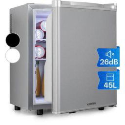 Klarstein - Mini Frigo de Chambre de 45L pour Boissons et Bieres, Petit Frigo Silencieux, Mini Bar