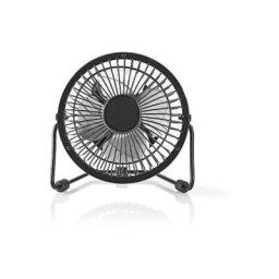 Mini ventilateur de table usb 10cm de diamètre noir - fndk1bk10 - Nedis