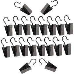 Accessoires rideau Lot de 50 petites pinces à rideaux en métal pour rideaux, photos, décoration