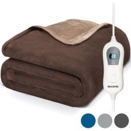 Jamais utilise] Auronic Couverture chauffante électrique Auronic 1 personne - 3 niveaux - avec
