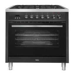 CWCMRC103CPB - Piano de cuisson - 5 foyers gaz - Four multifonction chaleur tournante - Catalyse