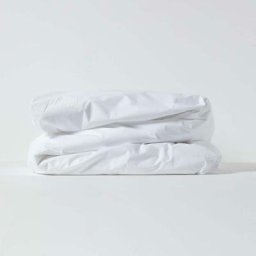 HOMESCAPES Protège couette imperméable, 200 x 200 cm - Blanc