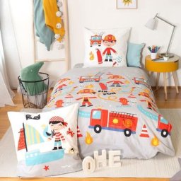 Parure de lit enfant je me deguise 140x200 cm - Multicolore