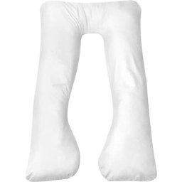 Coussin de grossesse 90 x 145 cm Blanc vidaXL - Blanc