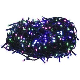 Vidaxl - Guirlande led avec 150 led Multicolore pastel 15 m pvc Multicolore pastel et vert foncé