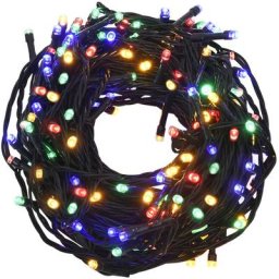 Vidaxl - Guirlande led avec 1000 led Multicolore 100 m pvc Multicolore et vert foncé