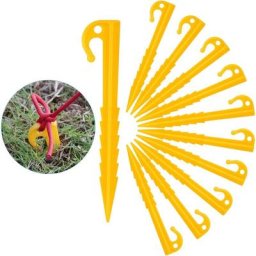 Sktooy - 30 Pcs Piquet de Tente en Plastique, Piquets de Tente Spirale, Sardine Tente de Jardin