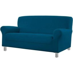 Emmevi - Housse de canapé Résistant aux taches Élastiqué Imperméable Protégez Sofa De couleur unie