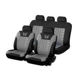 Housse De Siège Auto Universelle Housses de Siège coleur de Gris Couvre-siège pour voiture