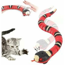 Jouet interactif pour chat, serpent à détection intelligente, en mouvement, rechargeable détecte