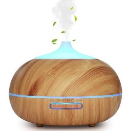 300ML Diffuseur Huiles Essentielles Electrique, Humidificateur d'air Ultrasonique Arrêt Automatique