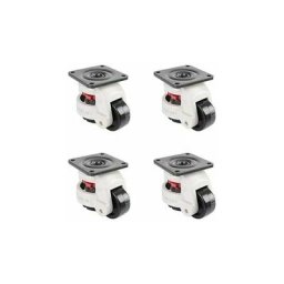 4pcs roulettes pivotantes, roulettes de nivellement rétractables pour machine industrielle Gd-60F