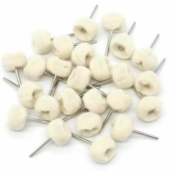 Roue de Polissage en Coton Beige pour Dremel Outils Rotatifs pour éliminer la Rouille et la Saleté
