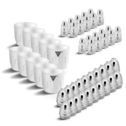 STAHLWERK P-80 Accessoires plasma Pièces d'usure, buses plasma + électrodes + capuchons en