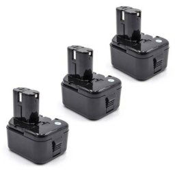 3x Batteries remplacement pour Hitachi 324361, 324362, EB1212S, EB1214L, EB1214S, EB1220BL pour