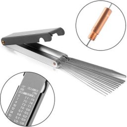 Nettoyeur de buse - l'original - limes en acier inoxydable 13 en 1 Accessoires de soudage dans un