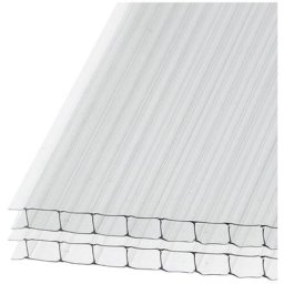 Tolletour - Plaque polycarbonate creux 10,25 m² 14 unités Plaques à double paroi 4mm d'épaisseur