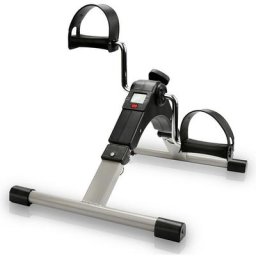Mini vélo d'appartement, entraîneur de jambe de vélo avec écran lcd, entraîneur de pédale pliable,