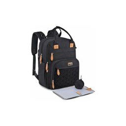 Sac à dos à langer pour bébé - Grand sac à langer avec matelas à langer, sac isotherme et