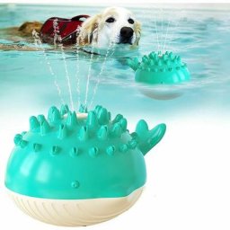 Jouets d'eau pour chien Jouet à mâcher électrique à jet d'eau d'été Jouet flottant pour jeu