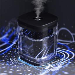 Humidificateur d'Air,1000ml Humidificateur Ultrasonique avec 2 Mode Brume Réglable,Arrêt