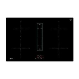 Table de cuisson aspirante induction 80cm 4 feux 7400w noir Neff t48cb1ax2 - noir