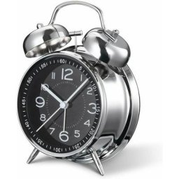 Tumalagia - Réveil fort pour gros dormeurs 10,2 cm silencieux double cloche à quartz rétroéclairé