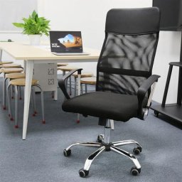 Hofuton Chaise Bureau Ergonomique, Chaise en Maille Respirante, Réglable en Hauteur, 150 kg, Noir