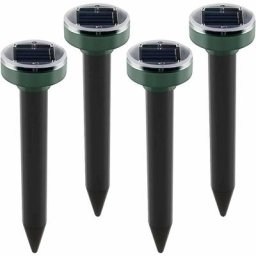 Tumalagia - Répulsif Insectes et Animaux Répulsif Solaire pour Rongeurs Lot de 4 Ultrasons Solaire
