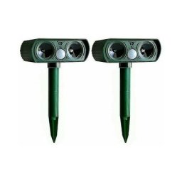 Tumalagia - Lot de 2 répulsifs solaires pour chat Scarer Dual Ultra Dissuasive Garden Animal Hunter