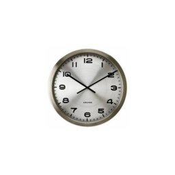 KA4626 Horloge Maxie Métal Poli Aluminium - Karlsson