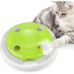 Pièce automatique interactif chat jouet électrique chat intelligent jouet rotation aléatoire cadeau