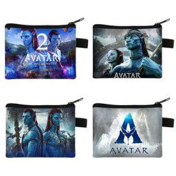 Portefeuille de dessin animé Avatar pour enfants mini sac à main porte-carte d'identité portable