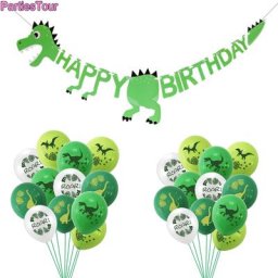 Ensemble de ballons dinosaures pour enfants Jungle Safari Roar Ballon 1er anniversaire