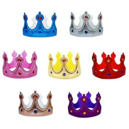 Chapeaux de couronne de fête accrocheurs couvre-chef d'anniversaire jouet pour enfants artisanat