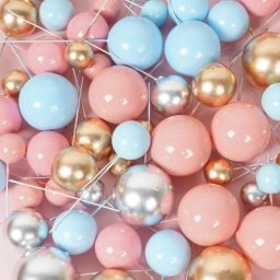 Garniture de gâteau en or et en argent 20 pièces joyeux anniversaire drapeau de Cupcake