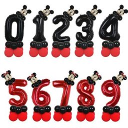 Ballons en aluminium Disney Mickey Minnie Mouse 32 pouces 14 pièces ballons de fête d'anniversaire
