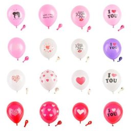 Ballon rond épaississant avec impression ""I Love You"" 2.8g décoration de mariage confesoire de la