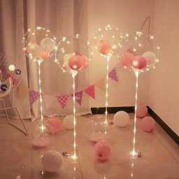 HUHULE-Support de colonne de ballons à LED décor de fête d'anniversaire support de ballon en