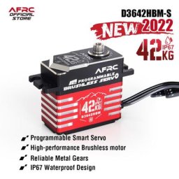 AFRC-D3642HBM-S servo sans balais programmable IP67 de couple élevé pour HSP YOKOMO TRXXXS 1/5 1/8