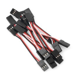 2020 nouveau 10 Pièces 5cm Mâle à Mâle Quadcopter Rallonge Servo Futaba JR Câble