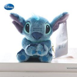 Disney-Porte-clés en peluche Stitch pour enfants Kawaii Backapck Key JOSoft Toy Butter Cartoon
