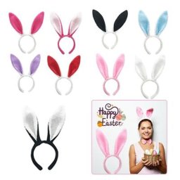 Bande de sauna oreilles de lapin en peluche pour femmes et filles oreilles de lapin mignonnes